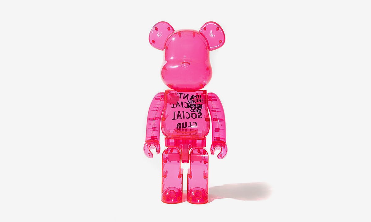 assc bearbrick moletom com capuz